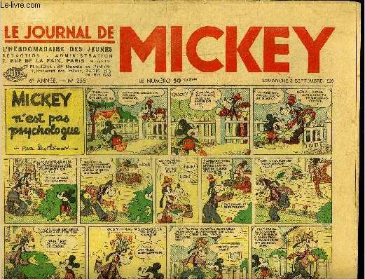 Le journal de Mickey - 6eme anne - n255 - 3 septembre 1939