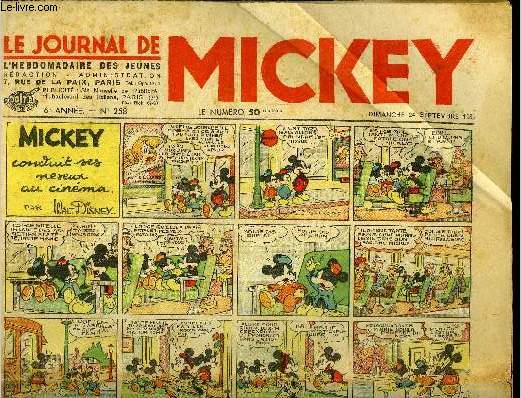 Le journal de Mickey - 6eme anne - n258 - 24 septembre 1939