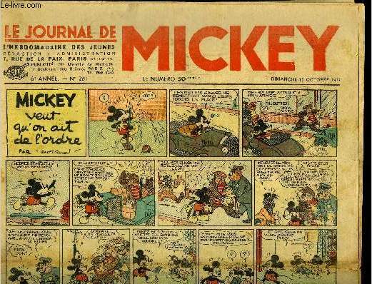 Le journal de Mickey - 6eme anne - n261 - 15 octobre 1939