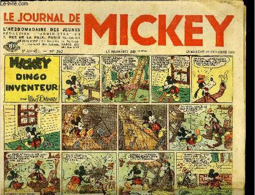 Le journal de Mickey - 6eme anne - n262 - 22 octobre 1939
