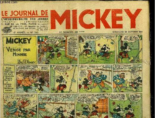 Le journal de Mickey - 6eme anne - n263 - 29 octobre 1939