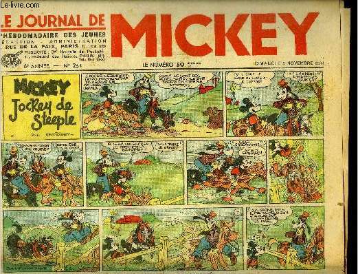 Le journal de Mickey - 6eme anne - n264 - 5 novembre 1939