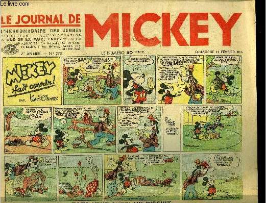 Le journal de Mickey - 7eme anne - n278 - 11 fvrier 1940