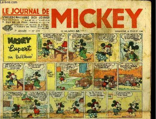 Le journal de Mickey - 7eme anne - n279 - 18 fvrier 1940