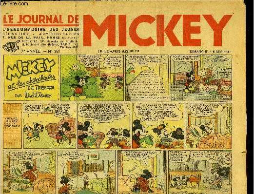 Le journal de Mickey - 7eme anne - n281 - 3 mars 1940