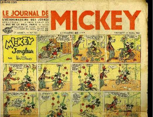 Le journal de Mickey - 7eme anne - n283 - 17 mars 1940