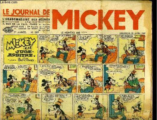 Le journal de Mickey - 7eme anne - n289 - 28 avril 1940