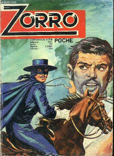 Zorro - Poche Mensuel n75 -Face  face