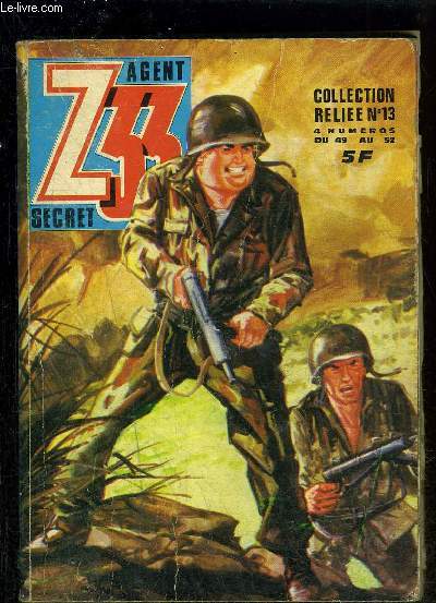 Z33 - Agent secret - collection relie n13 - Du 49 au 52