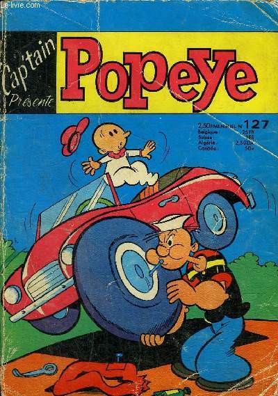 Cap'tain prsente : Popeye - mensuel n127 - le sauvetage des animaux