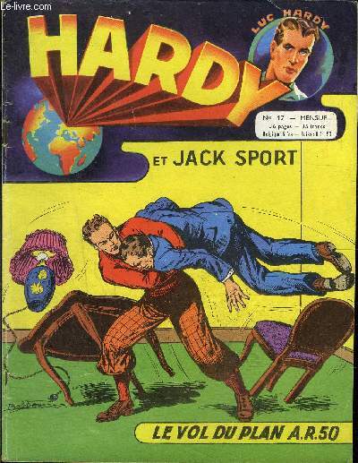 Hardy - mensuel n17 - Jack Sport, Le vol du plan A.R.50