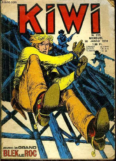 Kiwi - mensuel n225 - Le petit trappeur, Le singe voleur