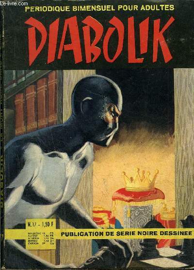 Diabolik - mensuel n17 - La mort rde dans l'ombre