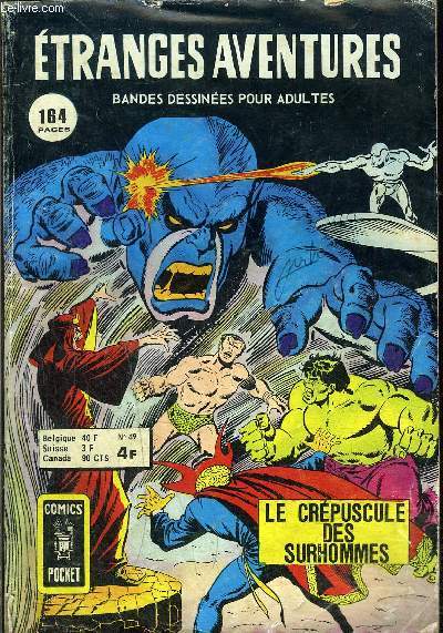 Etranges aventures - n49 - Le crpuscule des surhommes