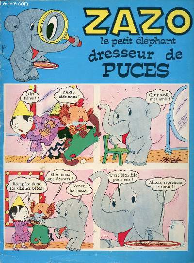 Zazo, le petit lphant Dresseur de Puces