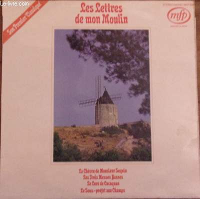 Disque vinyle 33t - Extraits des lettres de mon moulin d'Alphonse Daudet