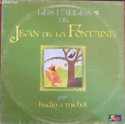 Disque vinyle 33t - Les fables de Jean de La Fontaine