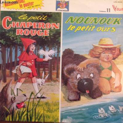 Disque vinyle 33T - Il tait une fois... Le petit chaperon rouge - Nounours le petit ours