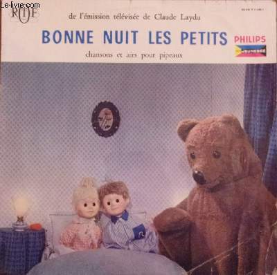 Pochette Disque vinyle 33T - Bonne Nuit les petits