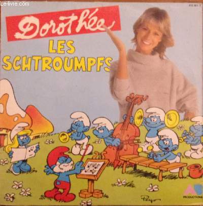 Disque vinyle 33T - Les schtroumpfs