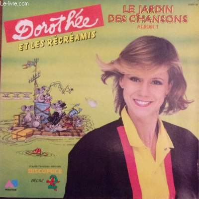 disque vinyle 33t - Le jardin des chansons - album 1