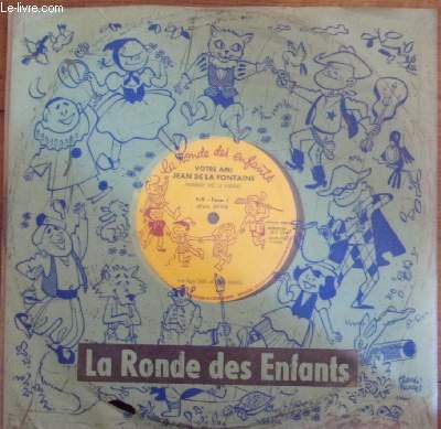 disque vinyle 33t // Votre ami Jean de la Fontaine - promenades et fables
