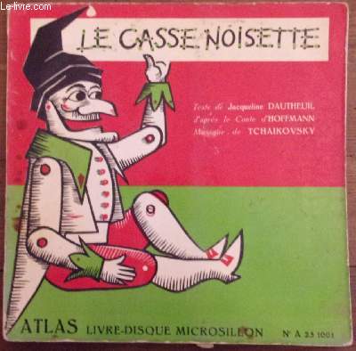 livre-disque microsillon 33t // Le casse-noisette