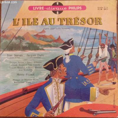 Livre disque 33t microsillon // L'le au trsor