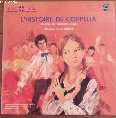 Livre disque 33t microsillon // Histoire de Coppelia