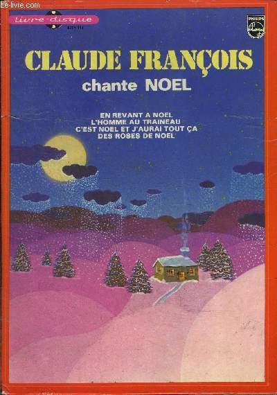 Livre-disque 45t / Claude François chante Noël
