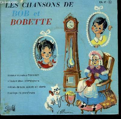 disque 45t // Les chansons de Bob et Bobette