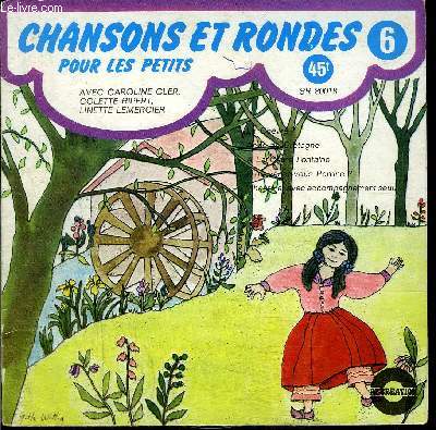 disque 45t // Chansons et rondes pour les petits n6