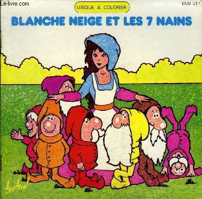 disque 45t // Blanche Neige et les 7 nains