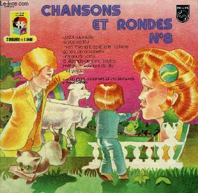 Livre 2 disques 45t // Chansons et rondes n8