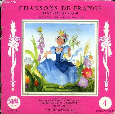 disque album 45t // Chansons de france n4
