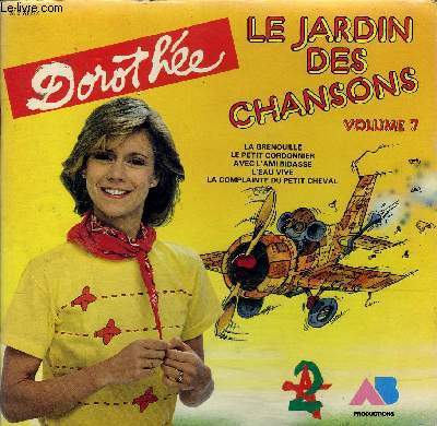 livre disque 45t // Le jardin des chansons volume 7