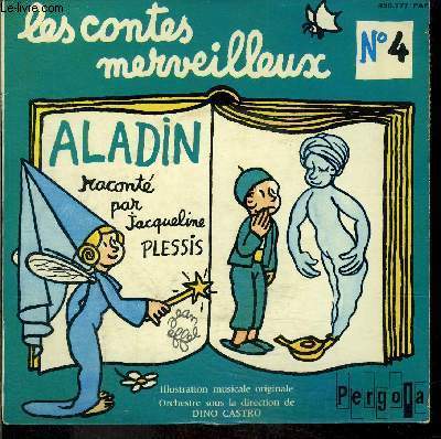 disque 45t // Les contes merveilleux n4 : Aladin