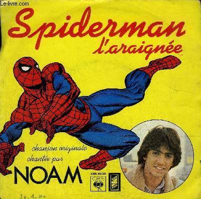 Disque 45t // Spiderman l'araigne, chanson originale