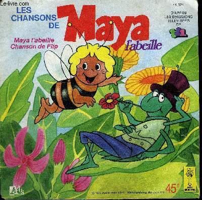 Disque 45t // Les chansons de Maya l'abeille