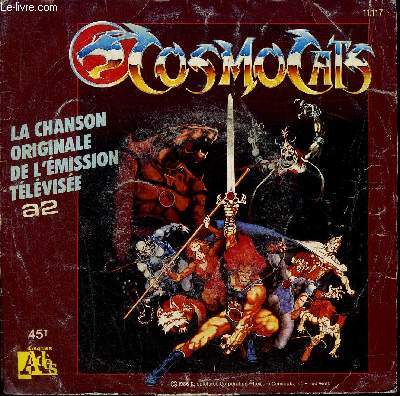 Disque 45t // Cosmocats, chanson originale de l'mission tlvise