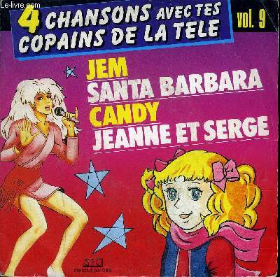 Disque 45t // 4 chansons avec tes copains de la tl - vol. 9