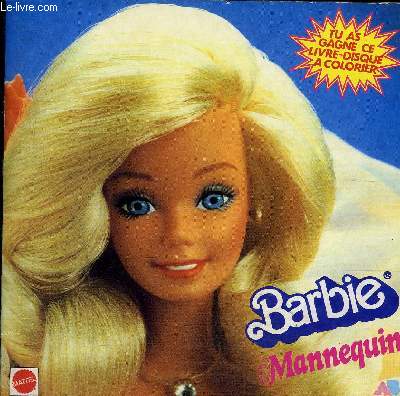 livre-disque 45t // Barbie Mannequin