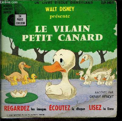 Livre-Disque 45t ou 33t // Le vilain petit canard