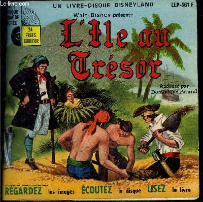 Livre-Disque 45t // L'le au trsor