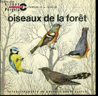 livre-disque 45t // Oiseaux de la fort