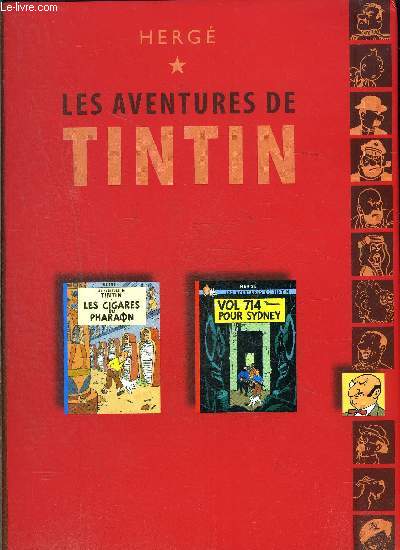 Les aventures de Tintin : Les cigares du Pharaon + Vol 714 pour Sydney