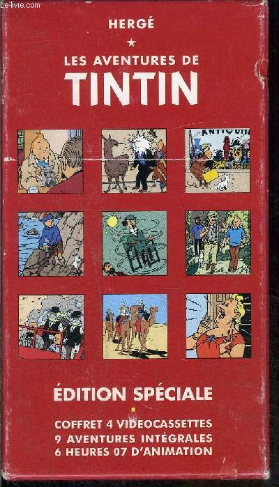 Coffret VHS / Les aventures de Tintin