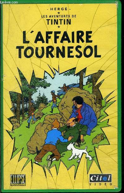 VHS / Les aventures de Tintin : L'affaire Tournesol - Hergé - 0 - Photo 1/1