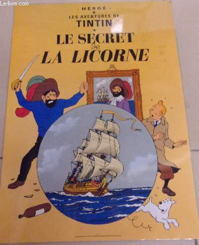 Affiche Tintin : Le secret de la Licorne