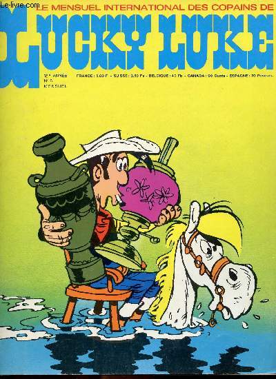 Le mensuel international des copains de Lucky Luke n6 - 1ere anne - Aot 1974